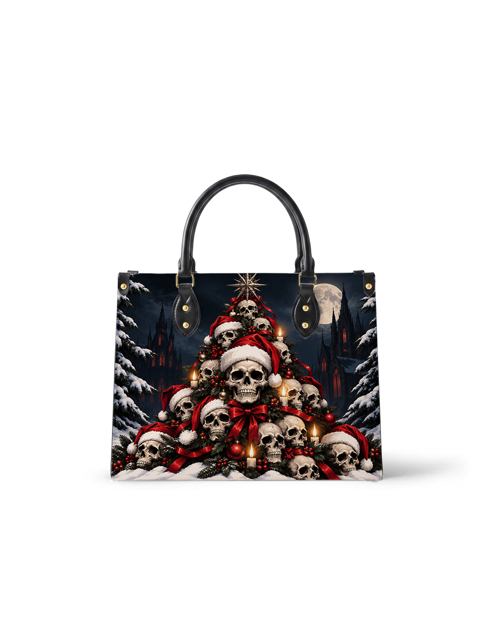 Noir Rite Leather Handbag
