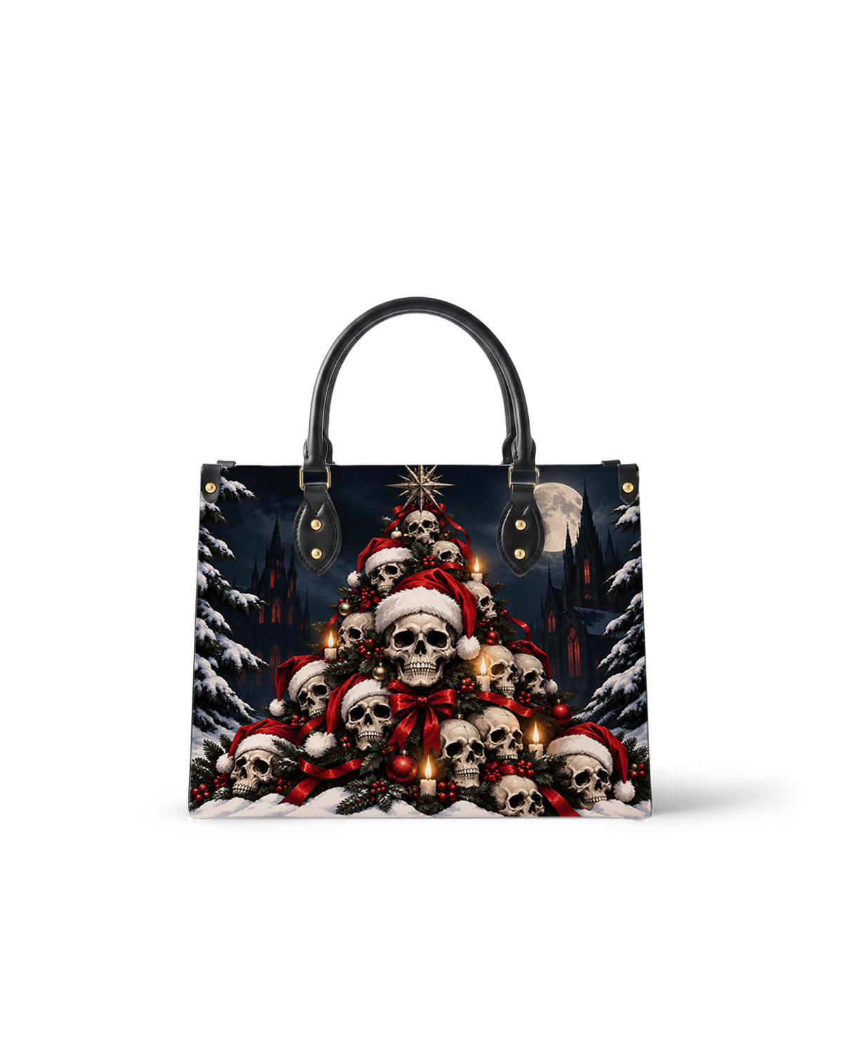 Noir Rite Leather Handbag