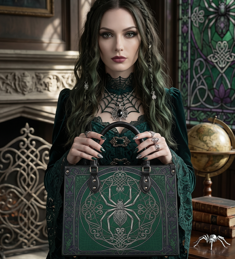 Cipher Leather Handbag