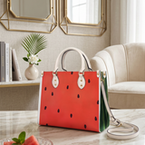Big Melon Leather Handbag