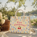 Lucky Cherry Leather Handbag