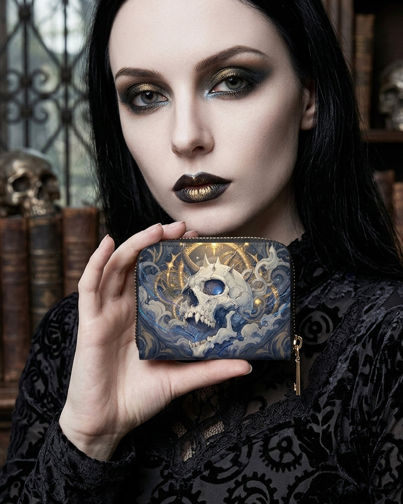 Horned Skull Mini Wallet