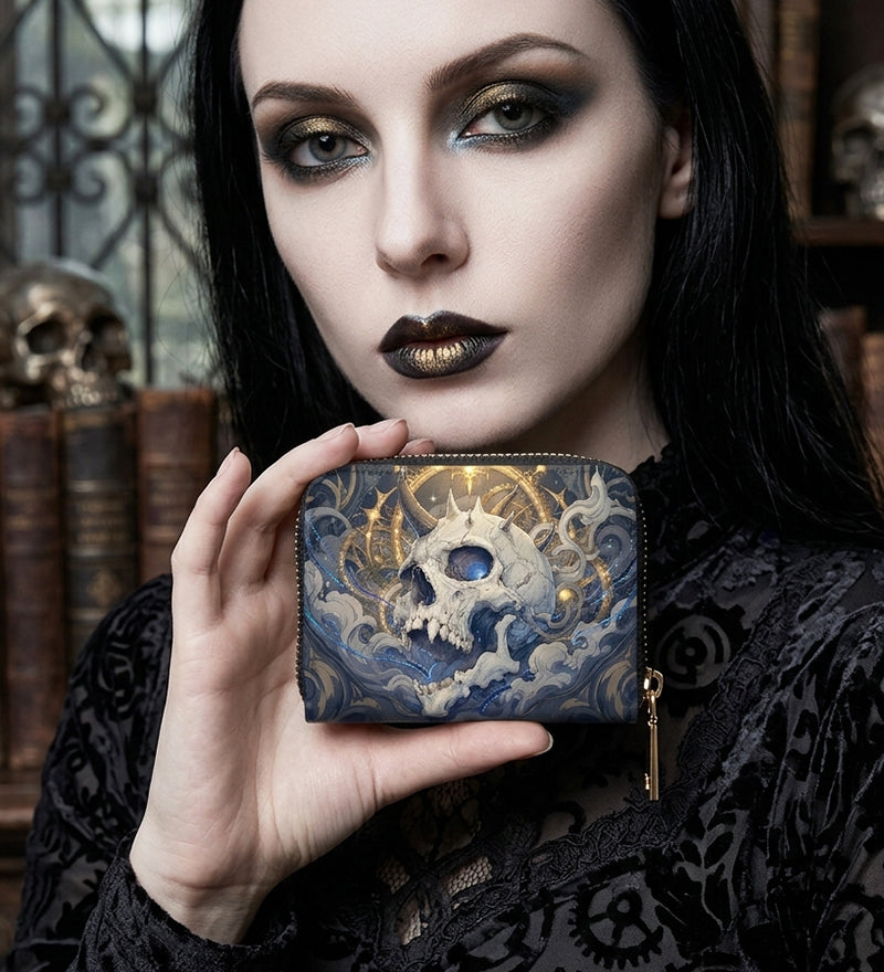 Horned Skull Mini Wallet