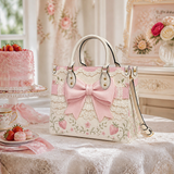 Sweet Berry Whisper Leather Handbag
