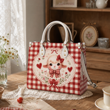 Ruby Lamb Leather Handbag