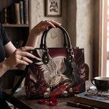 Fallen Spider Lily Leather Handbag
