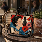 City Glam Leather Handbag