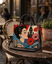 City Glam Leather Handbag