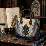 Reaper's Judgment Leather Handbag