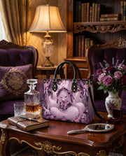 Kitsune Rose Leather Handbag