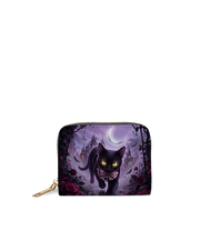 Violet Moon Feline Mini Wallet