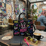 DIY "Paint-Your-Own" Rebel Bunny Bag (Paints Not Included) Leather Handbag