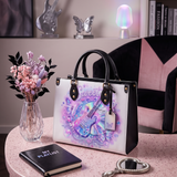 Butterfly Playlist Leather Handbag