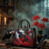 Raven Lycoris Leather Handbag
