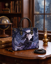 Moon Witch Leather Handbag
