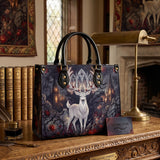 Cathedral Stag Leather Handbag
