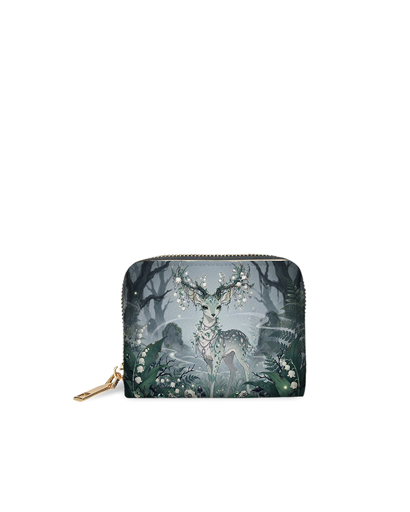 Mist Lily Stag Mini Wallet