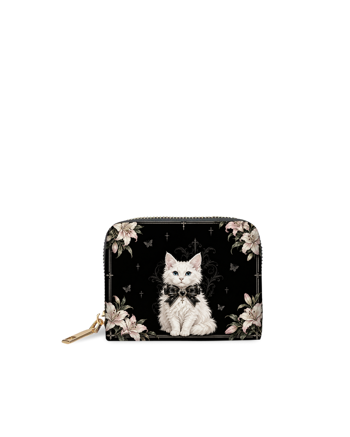Ghost Petal Mini Wallet