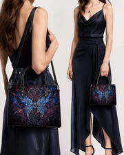Oculus Moth Leather Handbag