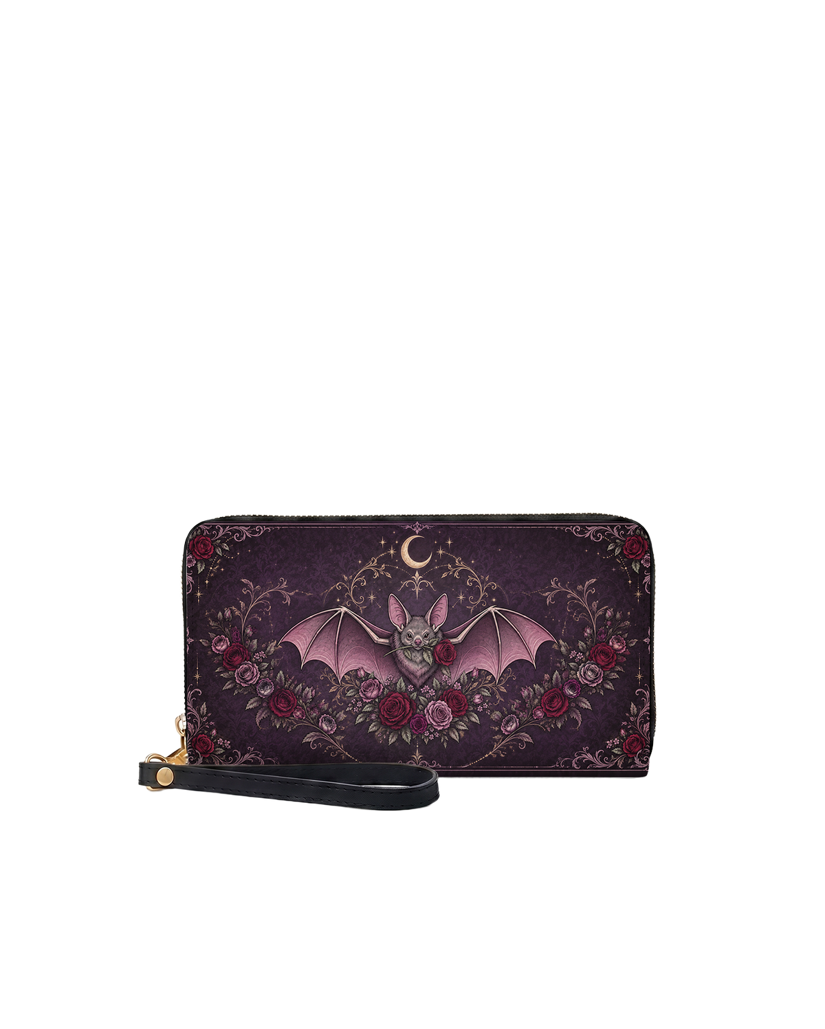 Wing Grimoire Long Zip Wallet