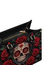 Sacred Bloom Leather Handbag