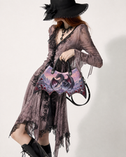 Crimson Dragon Realm Bat Wing Bag