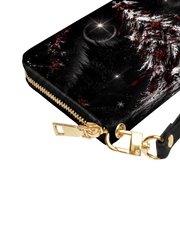 Crimson Noel Long Zip Wallet