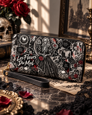 Shadow Bloom Long Zip Wallet
