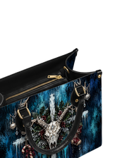 Frosted Antler Leather Handbag