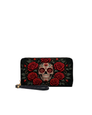 Sacred Bloom Long Zip Wallet