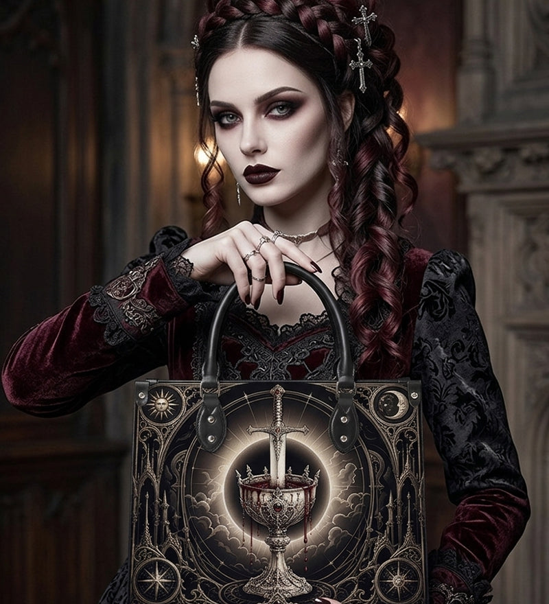 "Chalice" Leather Handbag