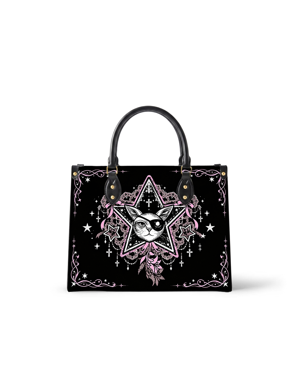 Moon Gaze Leather Handbag
