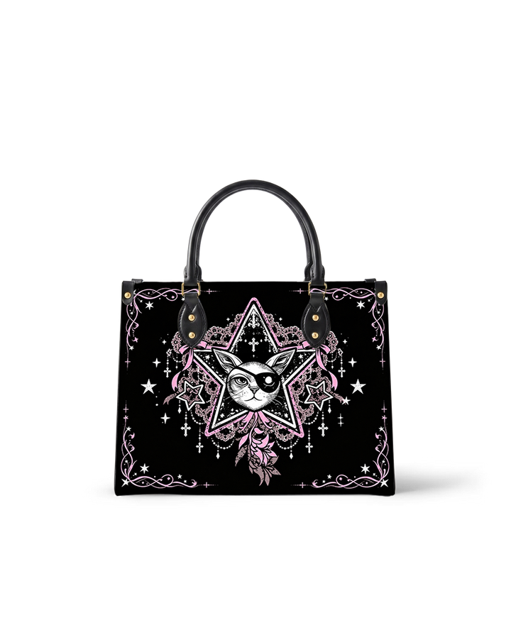 Moon Gaze Leather Handbag
