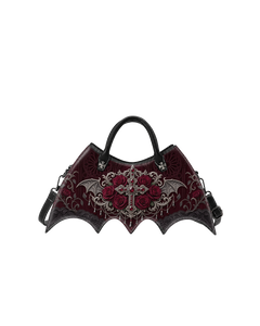 Crimson Covenant Bat Wing Bag