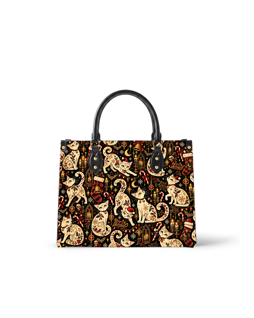 Holly Cat Leather Handbag