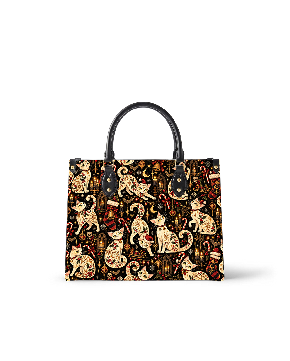 Holly Cat Leather Handbag