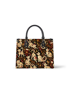 Holly Cat Leather Handbag