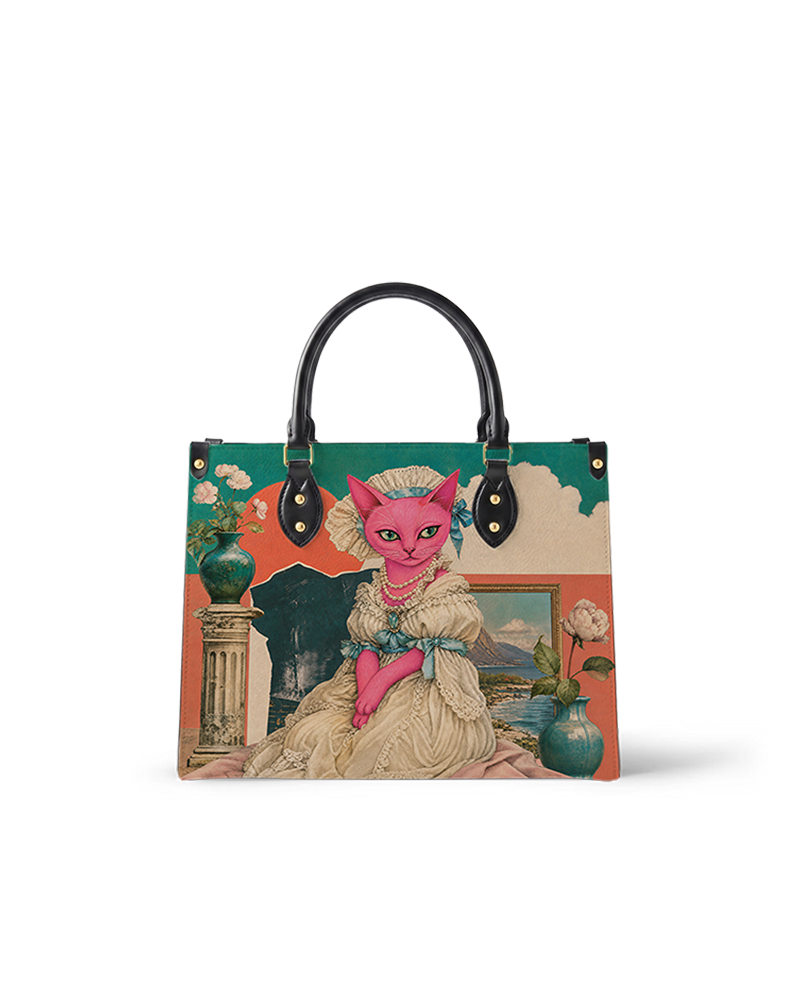 blush Arcadia Leather Handbag
