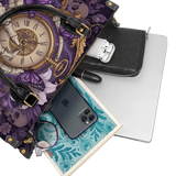 Timebound Bones Leather Handbag
