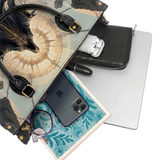 Reaper's Judgment Leather Handbag