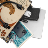 Lunar Cheetah Leather Handbag