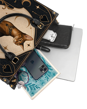 Sable Bastet Leather Handbag