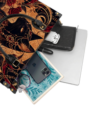 Bastet Bloom Leather Handbag