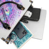 Butterfly Playlist Leather Handbag