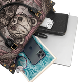 Nightmare Carousel Leather Handbag