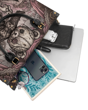 Nightmare Carousel Leather Handbag