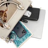 CreationFail Leather Handbag