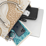 Cream Drift Leather Handbag