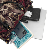 Demon Bunny Leather Handbag