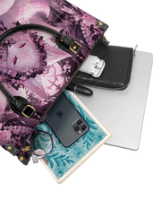 Kitsune Rose Leather Handbag